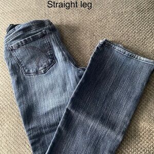 Oh Baby by Motherhood Maternity jeans, full panel, straight leg size small (4-6)
